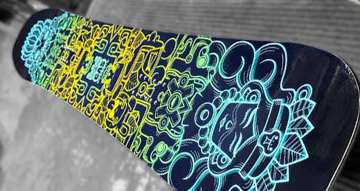 How to design your own custom snowboard graphics