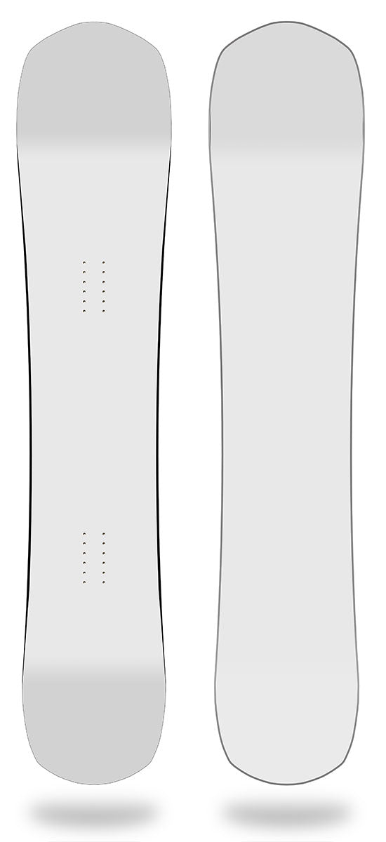 ARC Custom Snowboard with wide nose design and personalized graphics.