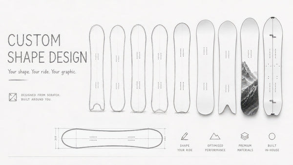 Custom Snowboard Shape - Wired Snowboards