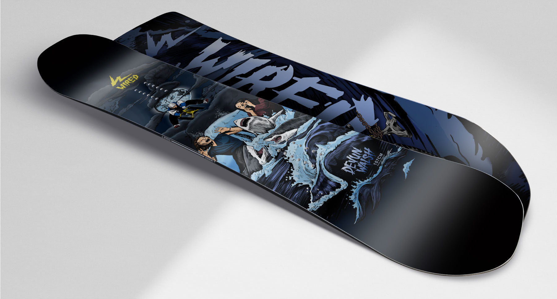 FORUM Snowboard Poster Vintage 2004 Featuring Devun Walsh - Double