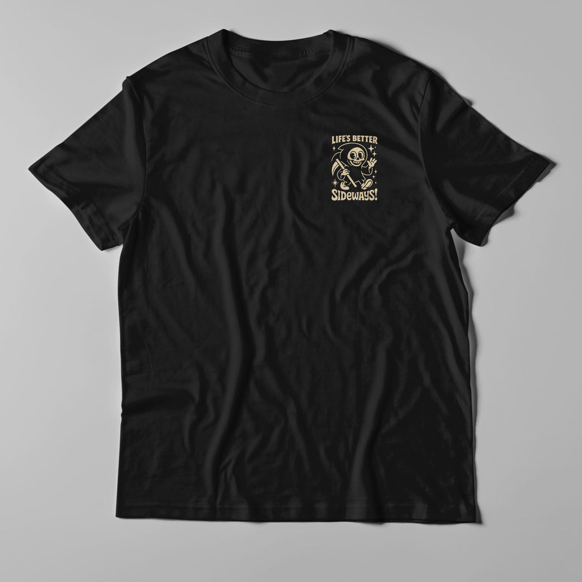 Wired &quot;better sideways&quot; T-Shirt – grim reaper Design | Wired Snowboards