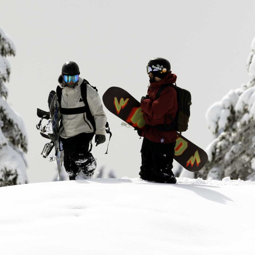 Devun and Harrison looking for the goods.