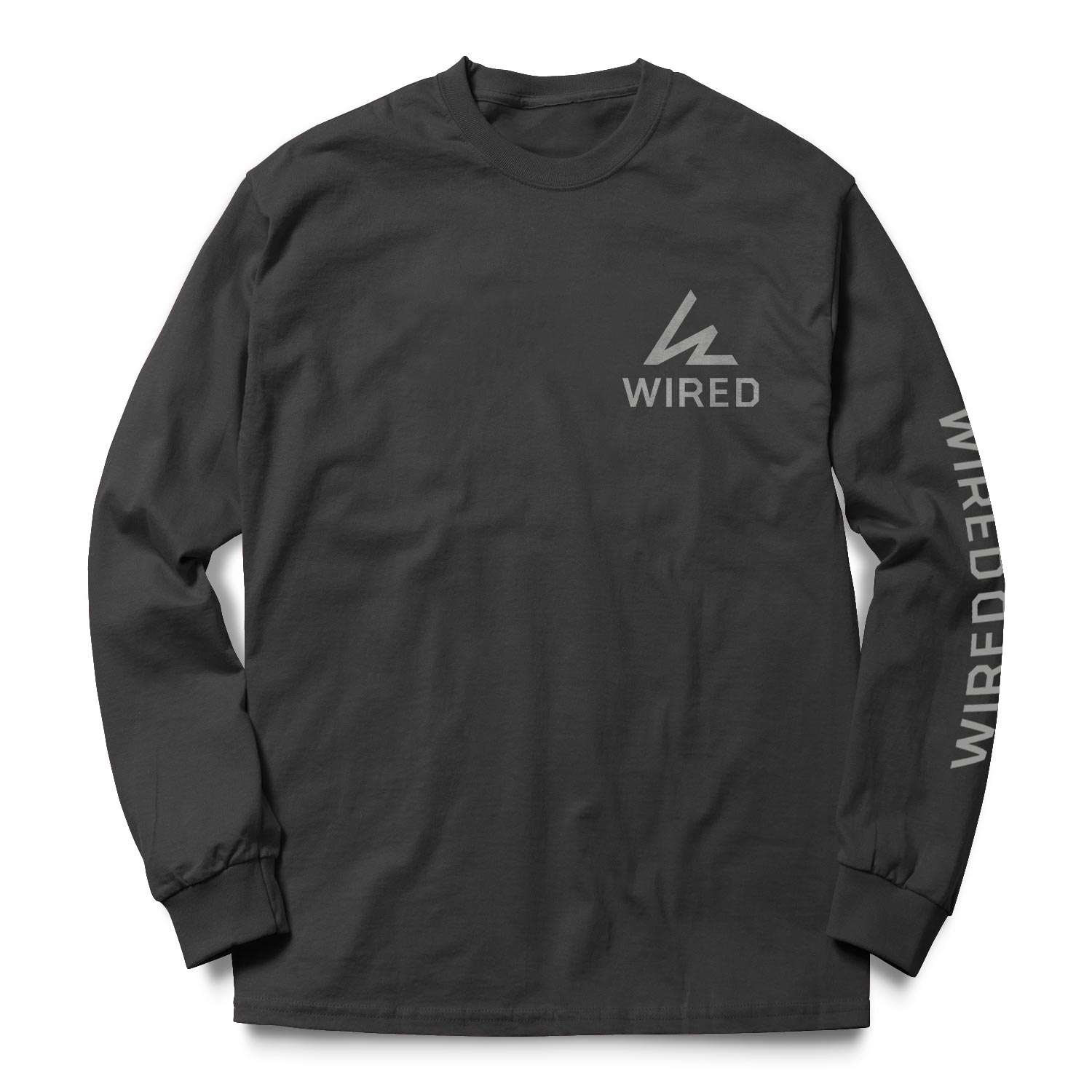 Wired Long Sleeve Logo Shirt