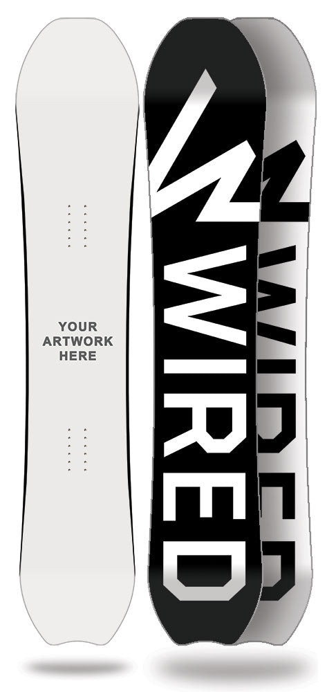 Wired Snowboards. Made in Canada Custom Snowboard. Vantage Series.